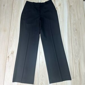 Lafayette 148 NY NWT Gates Dress Pants‎ Size 6 Black Wool Blend MPC77R-2A38 New